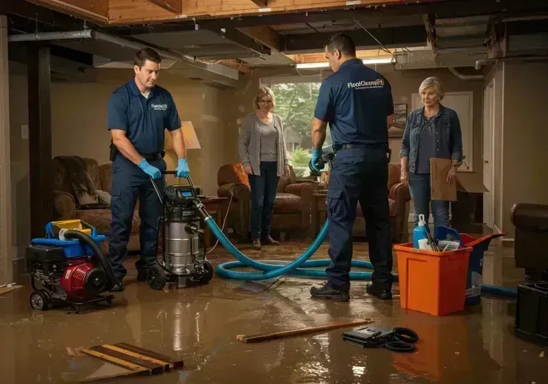 Basement Water Extraction and Removal Techniques process in Icard, NC